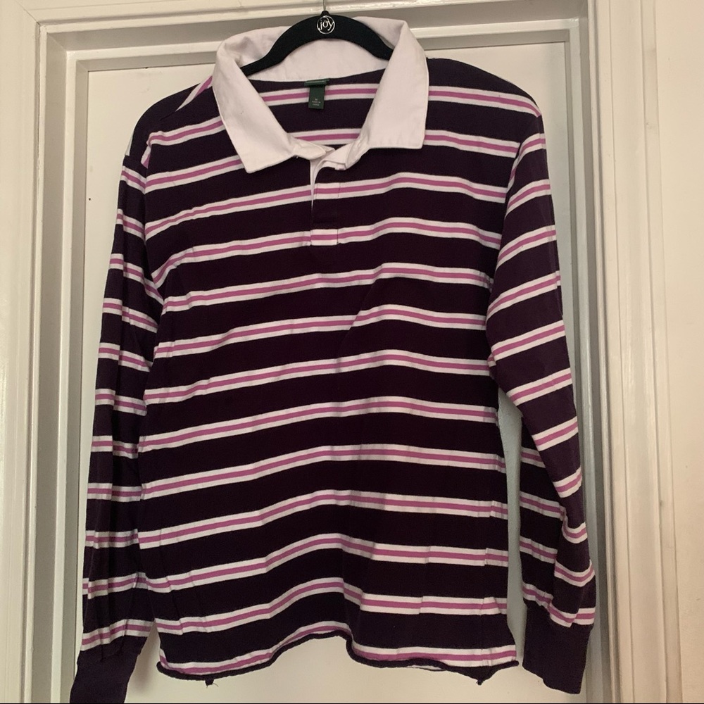 Purple and violet striped shirt, from target (wild and fable) size medium